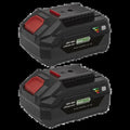 20V 4Ah Battery Pack Lithium SV20, 2 Batteries