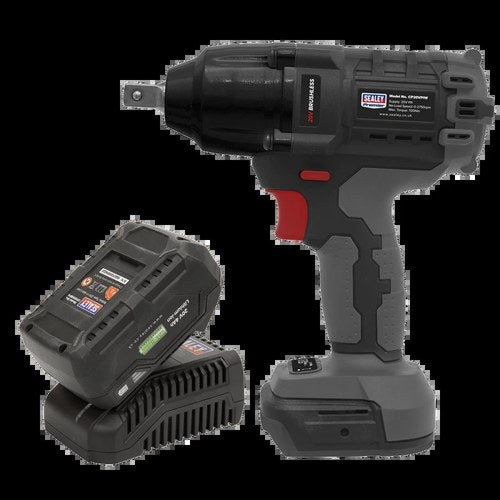 20V 1/2" Brushless Impact Driver Ratchet Gun Kit, 4ah Lithium Battery