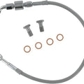 Goodridge Brake Line Kit Rear w/Chrome Ends #HD9219-A Harley Davidson Dyna