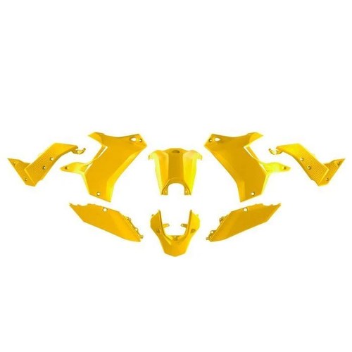 R-Tech Plastic Kit Replacement Plastics Yellow Yamaha Tenere 700 2019 - 2024