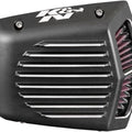 K&N Street Metal Air Intake System Shaker Black #RK-3955 Harley Davidson