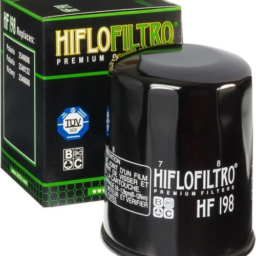Hiflo Oil Filter Black #HF198 Victory