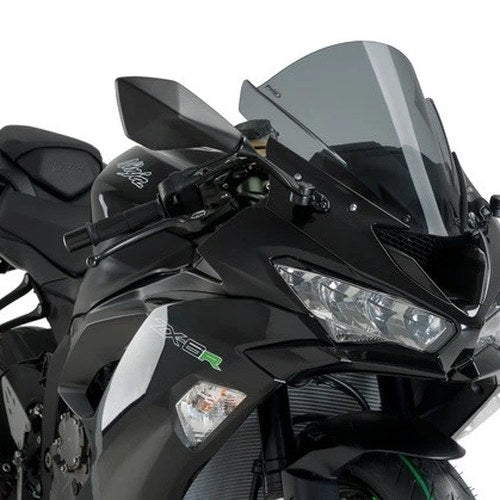 Puig 3mm Z Racing Windscreen Dark Smoke #3177F for Kawasaki Ninja ZX-6R 2019