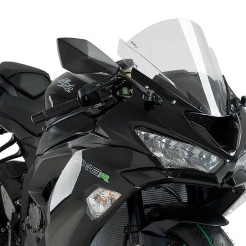 Puig 3mm Z Racing Windscreen Clear for Kawasaki Ninja ZX-6R ABS/Ninja ZX-6R 2019