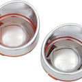 DS Visor Turn Signal Bezels With Lenses Mirror Amber Chrome Harley Davidson