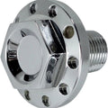 Joker Machine Steering Stem Nut Chrome #10-011C Harley Davidson Sportster