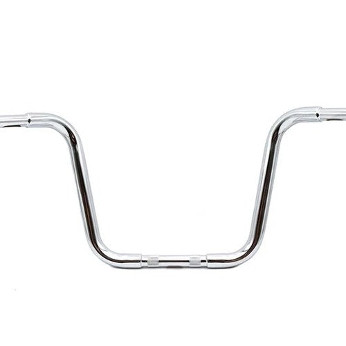 12-1/2 inch Buffalo Ape Hanger Handlebar with Indents Chrome for Harley-Davidson