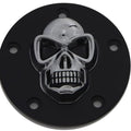 Black Skull Style Point Cover for Harley-Davidson