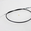 Black Throttle Cable with 38 inch Casing and 90° Elbow Fitti for Harley-Davidson