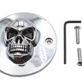 Skull Face Ignition System Cover Chrome for Harley-Davidson