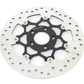 Floating Stainless Steel, Black & Polished 11.8 inch Front B for Harley-Davidson