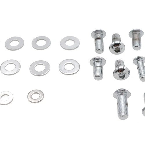 Headlamp Cowl Screw Kit Polished Chrome for Harley-Davidson