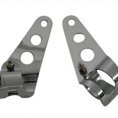 Side Mount Headlamp Bracket Chrome for Harley-Davidson