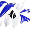 UFO Complete Plastics Kit Black/Blue/White for Yamaha YZ250F 4-Stroke 2014-2018