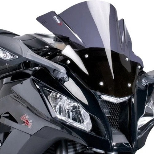 Puig Racing Windscreen Dark Smoke #5603F Kawasaki Ninja ZX-10R 2011-2015