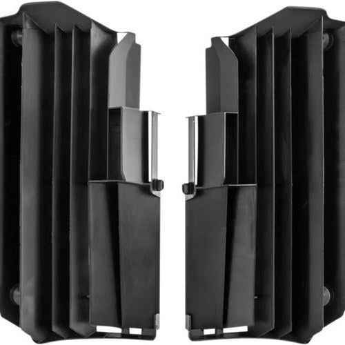 UFO Radiator Louvers Black AC02458 for Yamaha YZ450F/YZ250FX/YZ450FX/YZ250F