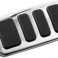 Kuryakyn Extended Brake Pedal Pad 1" Wider Chrome #4456 Harley Davidson
