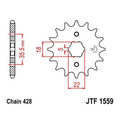 JT Front Sprocket 428 14T #JTF1559.14 for Yamaha TW200 1987-2000
