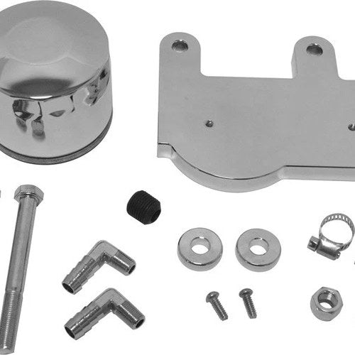 HardDrive Regulator Oil Filter Kit Chrome #14-027 Harley Davidson
