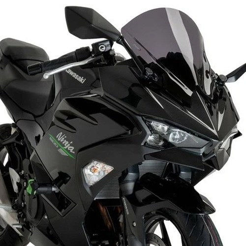Puig 3mm Z Racing Windscreen Dark Smoke #22015F for Kawasaki Ninja 500R 2024