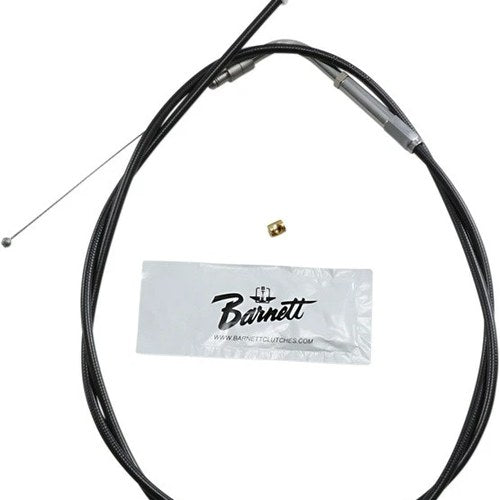 Barnett Pull Throttle Cable +6 Black #114571 Harley Davidson