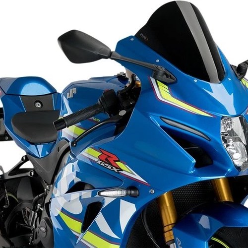 Puig R-Racer Screen Black 3631N for Suzuki GSX-R1000R/GSX-R1000/GSX-R1000X