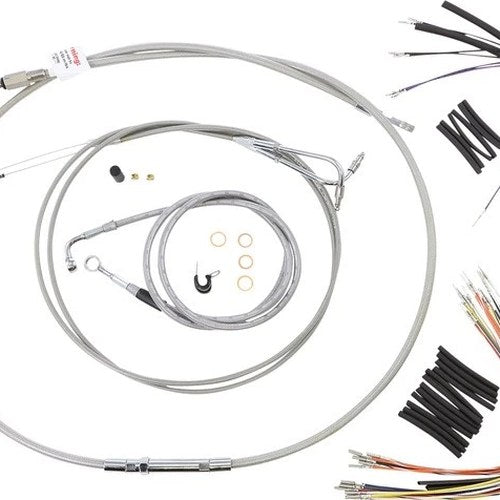 Burly Cable/Brake Line Kit for 14" Gorilla Bars #B30-1049 Harley Davidson