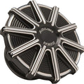 Arlen Ness 10-Gauge Gas Cap Machined Black #701-002 Harley Davidson