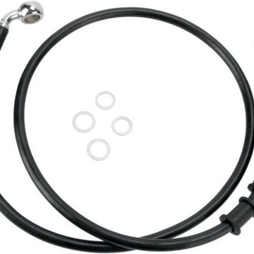 DS Vinyl Brake Line Kit Non-ABS Front +8" Harley FLS/FLSTF/FLSTFB/FLSTN #143750