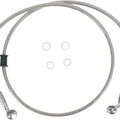 DS Braided Brake Line Kit Non-ABS Front Harley Fxdwg Dyna Wide Glide 10-16