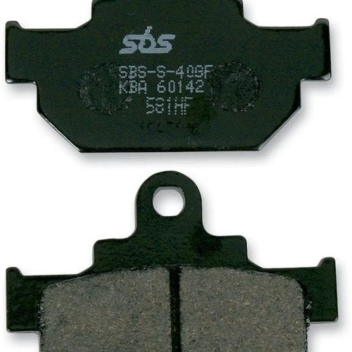Sbs HF Ceramic Organic Brake Pads #581HF fits Suzuki