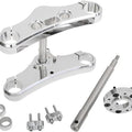 Accutronix 49mm Wide-Glide Conversion Kit 3 Degree Rake Chrome #TWD349-ESCK8