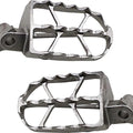 Moose ND Series Offset Footpegs 1/2" Offset Silver fits Yamaha WR/YZ