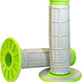 Renthal MX Dual Compound Tapered 1/2 Waffle Grips Gray/Green