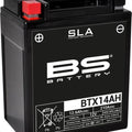 BS Battery Sla Factory Activated Maintenance Free Battery BTX14AH Victory Octane