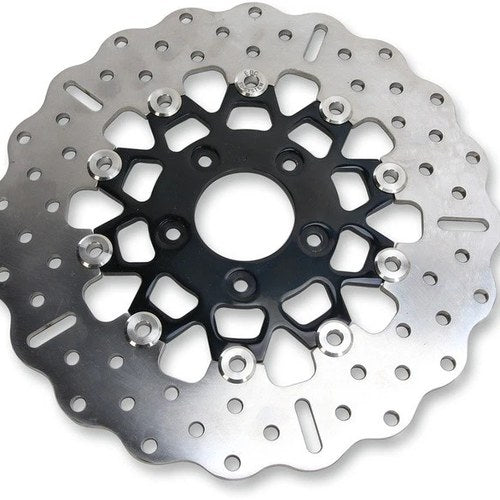 Ebc 10-Button Floating Contour Wide Band Brake Rotor Black #FSD027CBLK