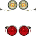 Custom Dynamics ProBEAM Bullet Bezel Turn Signal Inserts Chrome #PB-BCM-BB-C