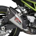 Yoshimura AT2 Street Series Works Slip-On Muffler SS/CF for Kawasaki Z900