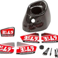 Yoshimura RS-9/RS-9T Muffler Replacement End Cap Kit Left CF
