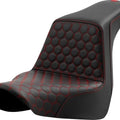 Saddlemen Step-Up HC Seat Red Stitch #284718 Harley Davidson