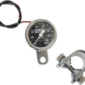 DS 1-7/8" Mini Mechanical Speedometer w/LED 2240:60 Black Face