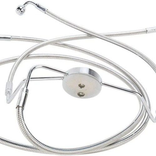 Magnum Polished Stainless Designer ABS Lower Brake Line Kit #57010