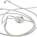 Magnum Polished Stainless Designer ABS Lower Brake Line Kit #57010
