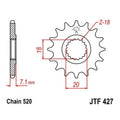 JT Front Sprocket 520 11T fits Suzuki RM100 1979-1982