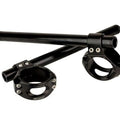 Driven Halo Clip-On Handlebars 51mm Black for Kawasaki/Aprilia
