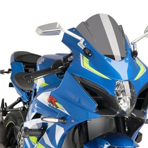 Puig 3mm Z Racing Windscreen Dark Smoke #9013F for Suzuki GSXR1000 2017-2019