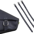 Willie & Max Slant Synthetic Leather Swing Arm Bag Left Black #59823-08