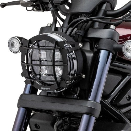Zeta Headlight Guard Black #ZE52-4130 for Honda Rebel 250