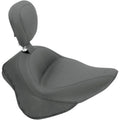 Mustang Vintage Wide Touring Solo Seat With Backrest #79742 Harley Davidson