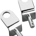 Drag Specialties Solo Seat Spring Mounting Brackets for Big Twins Chrome